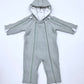 kookoobany kozipizi fully unzippable eco-friendly baby overall mint green