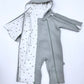 kookoobany kozipizi fully unzippable eco-friendly baby overall mint green