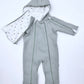 kookoobany kozipizi fully unzippable eco-friendly baby overall mint green